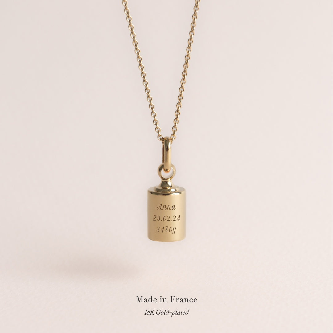 Mon Petit Poids Necklace Made in France