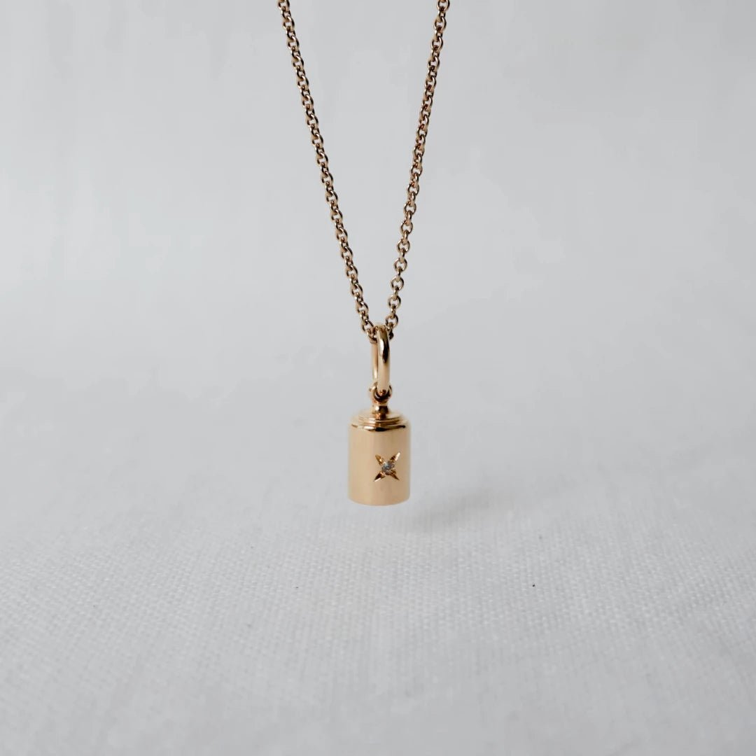 Emotion Spark Necklace - 1 Diamond - Mon Petit Poids