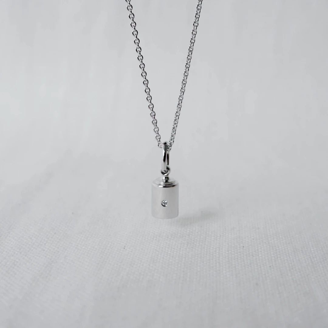 Emotion Necklace 1 Diamond - Mon Petit Poids