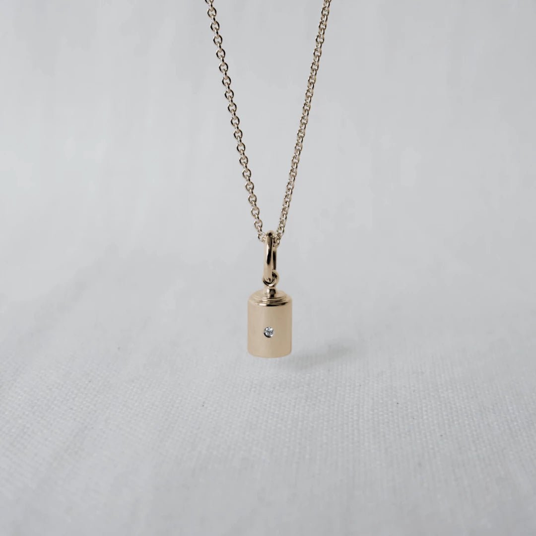 Emotion Necklace 1 Diamond - Mon Petit Poids