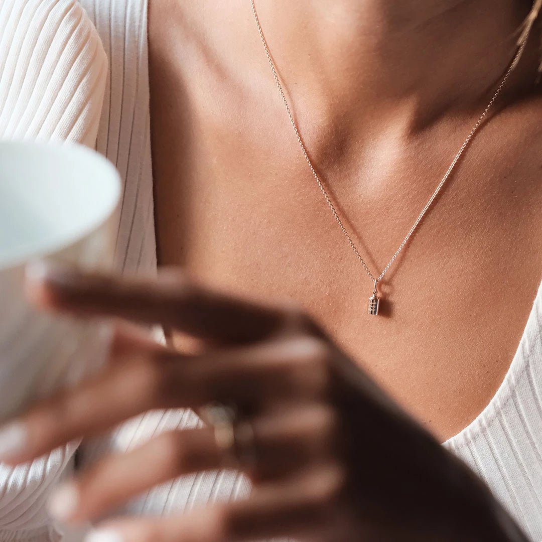 Emotion Necklace 1 Diamond - Mon Petit Poids